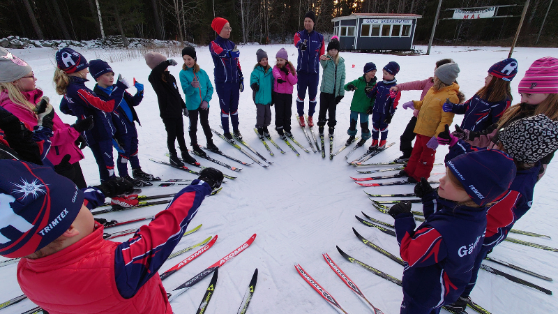 Gävle Skidkamrater arbete med trygg idrott har genererat fler aktiva barn och ungdomar. Foto: Gävle Skidkamrater. 